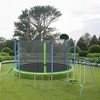 12FT /14FT Trampoline With Slide, Swings, Basketball Hoop, Large Recreational Trampoline, Home Outdoor Game Fitness Trampoline - 4 of 4
