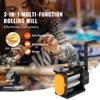 VEVOR Rolling Mill, 2.24"/57 mm Jewelry Rolling Mill Machine, 1: 2 Gear Ratio,3-in-1 Multi-function Rolling Mill,0-5.5 mm Press Thickness,Black&Orange - 3 of 4