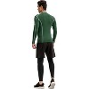 Anna-Kaci Active Men's Long Sleeve Compression Shirt with Contrast Stitching and Athletic Fit - 4 of 4
