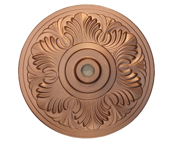 Island Umbrella 50 lb Art Deco Aluminum Umbrella Base in Bronze