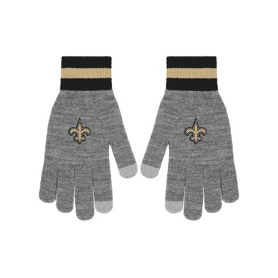 NFL New Orleans Saints Gray Big Logo Glove