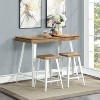 3pc Mycina Counter Height Table Set - HOMES: Inside + Out - 2 of 4