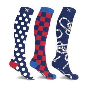 Extreme Fit Compression Socks Knee High - Essential Edition - 3 Pair - 1 of 4