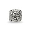 Black Bow Jewelry Sterling Silver Floral Bead Charm - 3 of 4