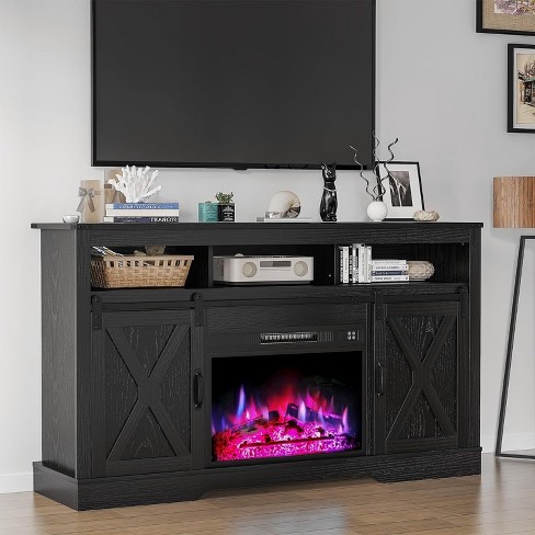 Target electric fireplace tv stand discount
