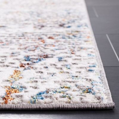 Amelia Hand-Knotted Gray Synthetic 54" Area Rug