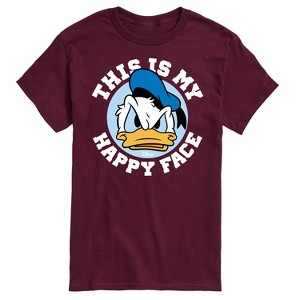 Men's - Disney - This Is My Happy Face Short Sleeve Graphic T-Shirt - 1 of 4