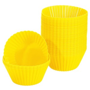 Unique Bargains Silicone Non-Stick Heat Resistant Baking Cups - 1 of 4