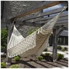 Vivere Authentic Brazilian Cotton Hammock, Outdoor Hanging Daybed, Honey Island - 4 of 4