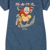 - Avatar: The Last Airbender - Aang Wind Graphic Short Sleeve Fleece Dress - 2 of 4