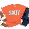 Simply Sage Market Salty Block Distressed Garment Dyed Tee - 3 of 4