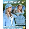 Tirrinia Women’s Neck Flap Bucket Hat with Wide Brim - Lightweight Breathable UPF 50+ Sun Hats, Perfect for Hiking Safari Fishing Garden Party, Solid - 3 of 4