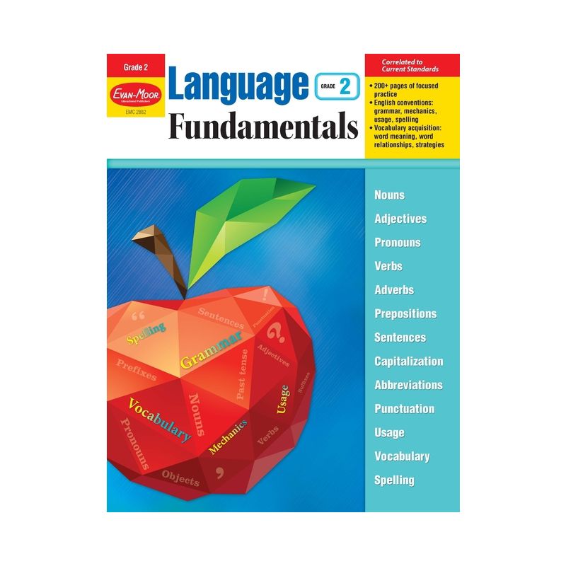 Language Fundamentals, Grade 2 Teacher Resource - by  Evan-Moor Educational Publishers (Paperback), 1 of 2