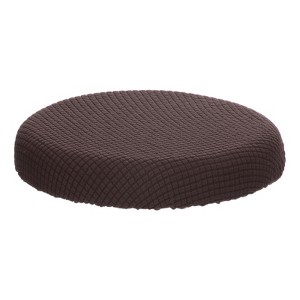 Unique Bargains Round Washable Elastic Bar Stool Cover for Dia 11"-13" Chair - 1 of 4