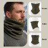 Anna-Kaci Winter Neck Warmer Gaiter Fleece Beanie Skull Cap Set Windproof Face Cover Unisex Cold Weather Outdoor Gear - 3 of 4
