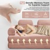 TiramisuBest Floor Couch, Convertible Floor Sofa Bed with Pillow, Chenille Fabric Compression Futon Couch Sleeper for Living & Bedroom, Gray - 4 of 4