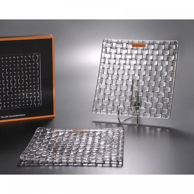 Nachtmann Bossa Nova Clear Glass Square Platter Set