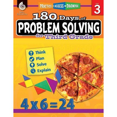 180 Days of Problem Solving for Third Grade - (180 Days of Practice) by  Kristin Kemp (Paperback)