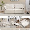 Whisen Pull Out Sofa Bed, Convertible Sleeper Sofa Couch with Side Storage and USB/C-TYPE Charging Ports - 4 of 4