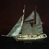 1:100 Scale Wooden Wood Sailboat Ship Kits,Wooden Ship Model Kit,Home DIY Model Home Decoration Boat Gift Toy for Kids - 3 of 4