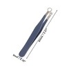 Unique Bargains Round Head Nose Hair Tweezers Eyebrow Clippers Trimmer 3.31"x0.35" 1 Set - 3 of 4