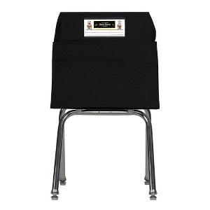 Seat Sack® Large Chair Pocket Classroom Storage Organizer - 17 inch, Black - 1 of 3