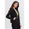 Spruce Fashion Women's Leisure Fleece Zip-up Hoodie Jacket - 2 of 4