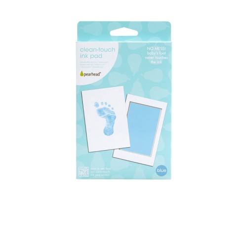 Blue Handprint or Footprint Clean-Touch Ink Pad