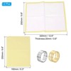 Unique Bargains Pure Cotton Flannel Jewelry Cleaning Double Layer Cleaning Cloth 2 Pcs - 2 of 4