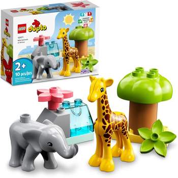 LEGO 10974 Duplo Animaux Sauvages d'Asie, Jouet pour Enfants de 2 à 5 Ans,  Figurines de Bébé Éléphants et Tigres avec Sons, avec Tapis de Jeu :  : Jeux et Jouets