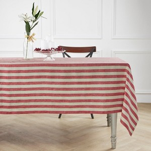 Solino Home Stripe Linen Tablecloth | Sorrento Stripe - 1 of 4