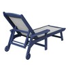 Arceso Chaise Lounge Chair Outdoor, HDPS and HDPE Wicker Material, Patio Lounge Chair with Adjustable Backrest, Resin Pool Lounge Chairs with Wheels. - 3 of 4