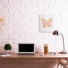 Stupell Industries Glam Pink Gold Butterfly Paint Splatter Canvas Art - 3 of 4