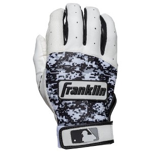 Franklin Sports Digitek Adult Batting Glove - Gray/White/Black Digi (XL) - 1 of 3