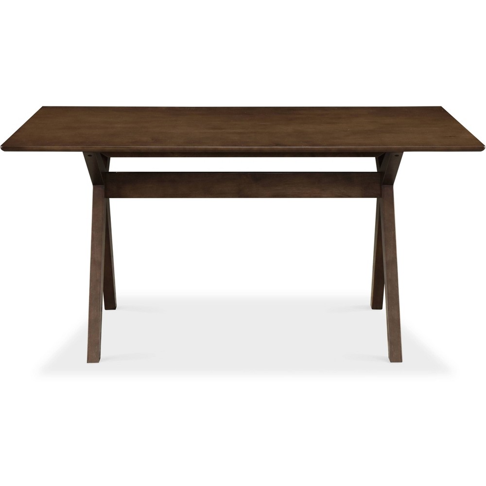 Photos - Dining Table Lukas Wood  Brown - Adore Decor