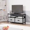 homfan TV Stand for Living Room, Media Console Featuring Open Shelf, Television Chest with Storage for Bedroom, Living Room, Entryway - 2 of 4
