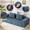 Modern 107"  Oversized Sectional Sofa Couch with Pillows for Living Room - 4 of 4