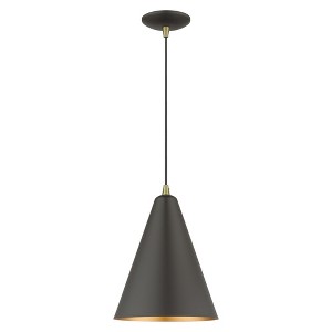 Livex Lighting Dulce 1 - Light Pendant in  Bronze/Antique Brass - 1 of 4