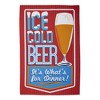 Design Imports  Asst Printed Dishtowel Set 3 Piece, Retro Beer Print, 18X28" - 2 of 4