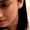 Pure Collection by Ross-Simons 0.40 ct. t.w. Pink Topaz Stud Earrings in 14kt Yellow Gold - 2 of 4