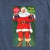 Men's - Coca-Cola - Vintage Santa With Coca Cola Bottles Short Sleeve Graphic T-Shirt - 2 of 4