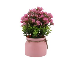 Unique Bargains Artificial Plants Butterflies & Bloom Plastic 3.35"x3.35"x9.06" 1 Pc - 1 of 4