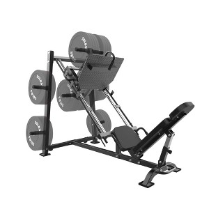 ODK Leg Press Machine, Professional Adjustable Strength Training Leg Machines with 4 Weight Plate Storage Holders for Full Lower Body Workout - 1 of 4
