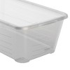 Tatahance 6-Pair Stackable Clear Plastic Foldable Shoe Boxes in White