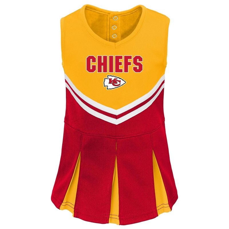NFL Kansas City Chiefs Baby Girls&#39; Cheer Set, 2 of 3