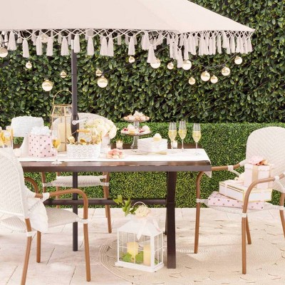 Ivory Blush Outdoor Wedding Décor Target - Outdoor Patio Wedding Decorations