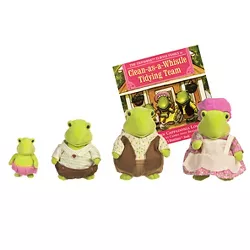 Li'l Woodzeez Miniature Animal Figurine Set - Tidyshine Turtle Family