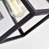 Chloe Lighting Orly Transitional 1 Light Textured Black Outdoor Wall Sconce 12" Height - 3 of 4