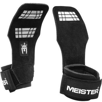 
Meister Elite Leather Lifitng Grips Pair with Gel Padding