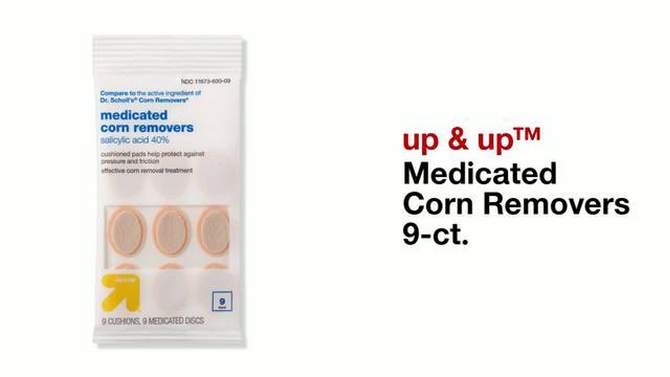 Medicated Corn Removers 9ct - up &#38; up&#8482;, 2 of 6, play video